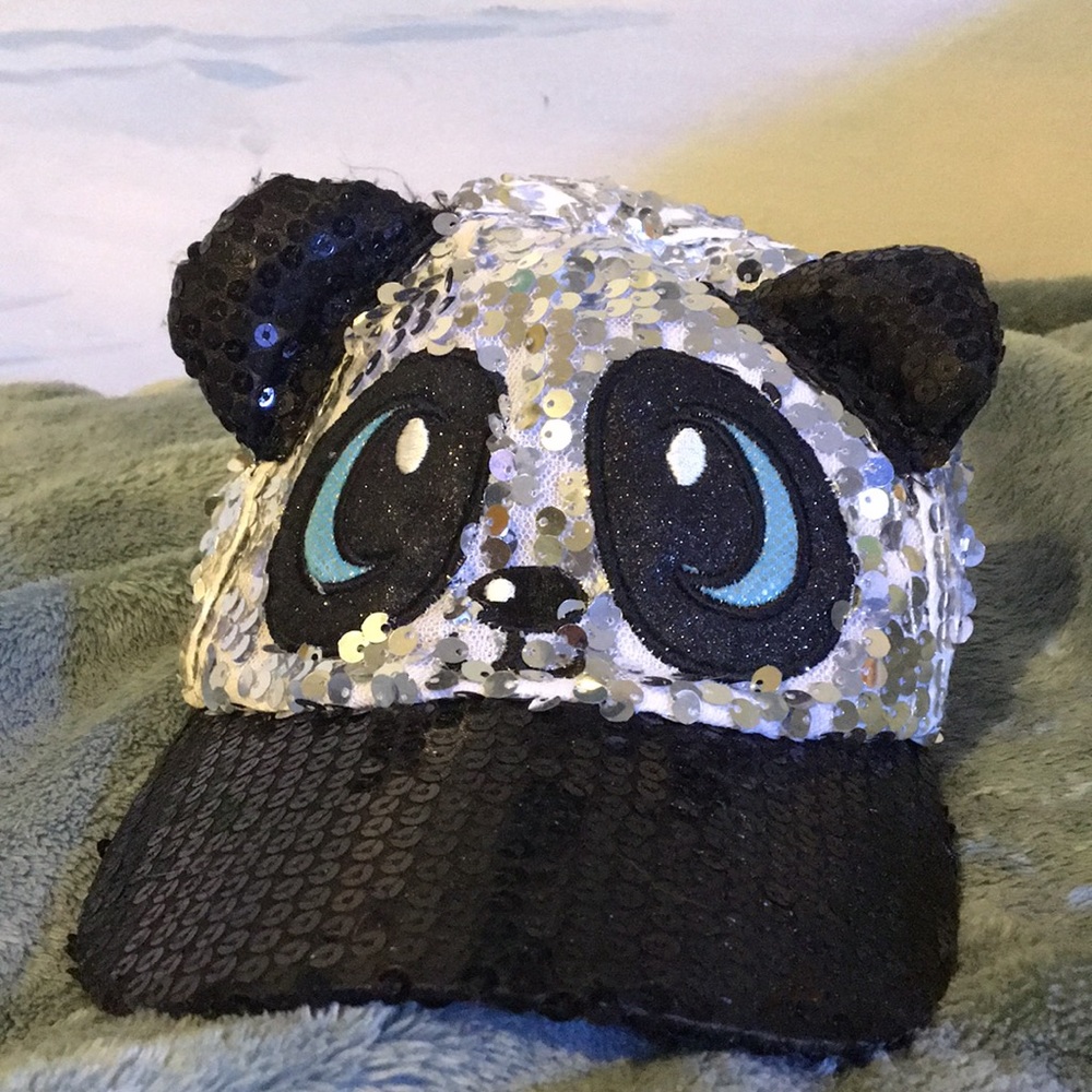 Sparkly Panda Baseball cap